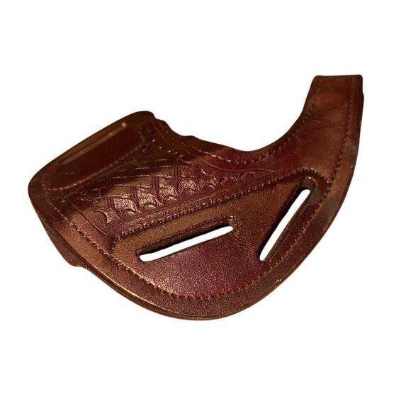 Vintage STRONG brand leather holster- button closure detailed 930, 68 brown - Picture 5 of 6